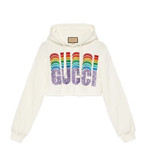 gucci rainbow hollywood sweater|Gucci Sweatshirts & Hoodies for Women .